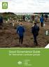 Good Governance Guide for Tasmanian Landcare groups. Version 1.0 July 2016