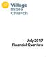 July 2017 Financial Overview