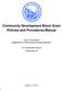 Community Development Block Grant Policies and Procedures Manual