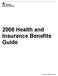 2008 Health and Insurance Benefits Guide