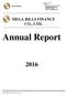 Annual Report MEGA BILLS FINANCE CO., LTD. Mega Holdings
