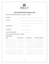 YACHT AND MOTOR BOAT PROPOSAL FORM