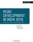 ROAD DEVELOPMENT IN INDIA 2016