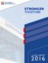Tornado STRONGER TOGETHER ANNUAL REPORT