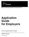 Application Guide for Employers