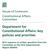 Department for Constitutional Affairs: key policies and priorities
