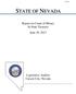 LA18-14 STATE OF NEVADA. Report on Count of Money In State Treasury June 30, Legislative Auditor Carson City, Nevada