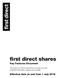 first direct shares Key Features Document The purpose of this document is to provide you with important information, please read carefully