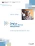 ANNUAL REPORT. Report on the Public Service Pension Plan
