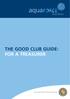 aqua THE GOOD CLUB GUIDE: volunteers