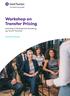 Workshop on Transfer Pricing
