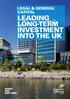 LEGAL & GENERAL CAPITAL LEADING LONG-TERM INVESTMENT INTO THE UK