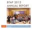 BTAP 2013 ANNUAL REPORT. Shaping BTAP into a driving force for members agendas!