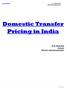 Domestic Transfer Pricing in India