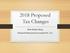 2018 Proposed Tax Changes. Holm Raiche Oberg Chartered Professional Accountants P.C. Ltd.
