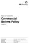 Commercial Boilers Policy