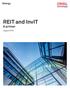 Ratings. REIT and InvIT. A primer. August 2016