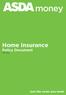 Home Insurance. Policy Document. Just the cover you need. Five Star. Page 1
