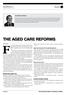 From 1 July 2014 the aged care reforms will introduce