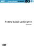 Federal Budget Update Adviser Version