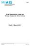 Draft Application Paper on Group Corporate Governance