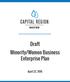 Draft Minority/Women Business Enterprise Plan