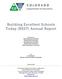 Building Excellent Schools Today (BEST) Annual Report