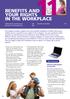 BENEFITS AND YOUR RIGHTS IN THE WORKPLACE
