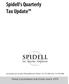 Spidell's Quarterly Tax Update