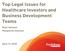 Top Legal Issues for Healthcare Investors and Business Development Teams