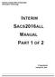 Sonoma County Office of Education Information Technology INTERIM SACS2016ALL MANUAL PART 1 OF 2