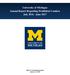 University of Michigan Annual Report Regarding Prohibited Conduct July June 2017