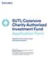 SUTL Cazenove Charity Authorised Investment Fund Application Form