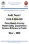 Audit Report 2018-A-0006 WB Palm Beach County Water Utility Department System Efficiency Credit