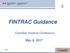 FINTRAC Guidance Canadian Institute Conference May 9, 2017