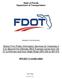 State of Florida Department of Transportation REQUEST FOR PROPOSAL