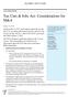 Tax Cuts & Jobs Act: Considerations for M&A