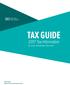 TAX GUIDE Tax Information. for your Investment Account. Please Read. Important Tax Information Enclosed.