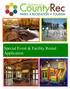 Special Event & Facility Rental Application