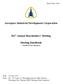 Aerospace Industrial Development Corporation Annual Shareholders' Meeting. Meeting Handbook