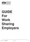 For Work Sharing Employers