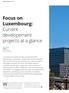 Focus on Luxembourg: Current developement projects at a glance