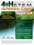 SUMMER CAMP. 5th 8th graders July 10 14th, a.m. 5 p.m. Camp John Hope Hope Entrance Road Marshallville, GA 31057