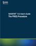 SAS/STAT 14.2 User s Guide. The FREQ Procedure