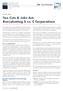 Tax Cuts & Jobs Act: Reevaluating S vs. C Corporations