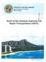Audit of the Honolulu Authority Fo~ Rapid Transportation (HART)