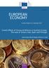 EUROPEAN ECONOMY. The case of Greece, Italy, Spain and Portugal. Growth Effects of Structural Reforms in Southern Europe:
