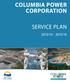 columbia POWER Service Plan 2013/ /16