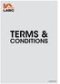 GENERIC TERMS & CONDITIONS DOCUMENT