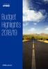 Budget 2018/19. Highlights. KPMG.com/mu